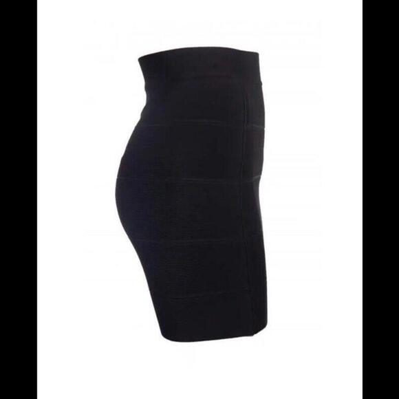BCBGMAXAZRIA Black Simone Alexa Bandage Mini Skirt Small Y2K Bodycon - Picture 5 of 12